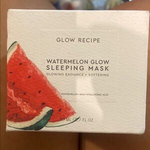 NIB Glow Recipe White and Red Skincare Mask